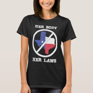 T-shirt Boycott Texas Anti Texas Mon corps Mon choix Son s