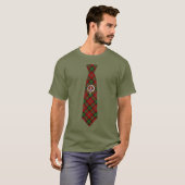 T-shirt Boyd Scottish Badge & Tartan Necktie (Devant entier)