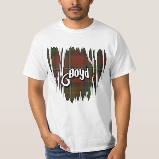T-shirt Boyd Tartan (Devant)