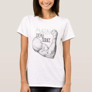 T-shirt Boyfriend marin d'eau douce