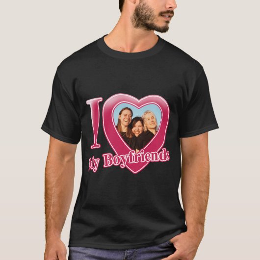 T-shirt Boygenius Mes petits amis (Devant)