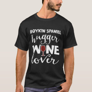 T-shirt Boykin Spaniel Chemise Vin Lover Pour Femmes Maman