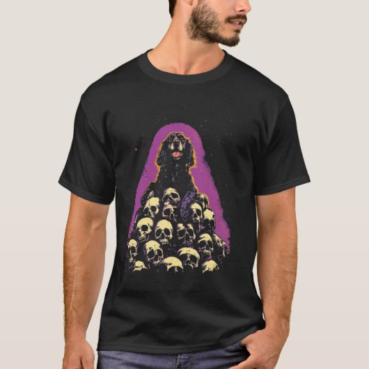 T-shirt Boykin Spaniel Chien Gothique (Devant)