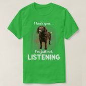 T-shirt Boykin Spaniel Je vous entends ne pas écouter (Design devant)
