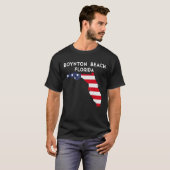 T-shirt Boynton Beach Florida USA State America Travel Flo (Devant entier)