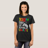 T-shirt Boys 100th Day Of School Complete Video Game Stude (Devant entier)