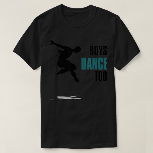 T-shirt Boys Danser À Danser Pratique de danse (Design devant)