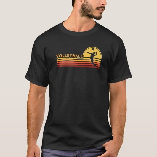 T-shirt Boys de volley-ball (Devant)