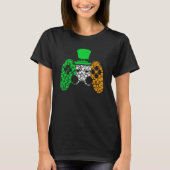 T-shirt Boys Gamer  Game Lucky Shamrock St Patricks Day Ir (Devant)