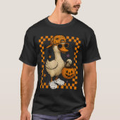 T-shirt Boys Goose Halloween Spooky Goosey Silly Goose Pum (Devant)