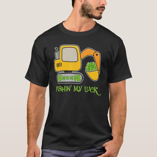 T-shirt Boys Jour de la Saint Patrick Grane Construction C (Devant)