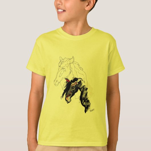 T-shirt Boys : L'amour du cheval (Devant)
