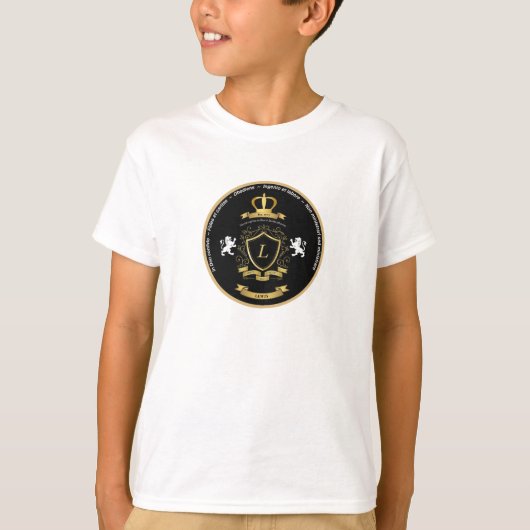 T-shirt Boys Lewis Crest (Devant)