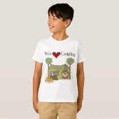 T-shirt Boys Love Camping (Devant entier)