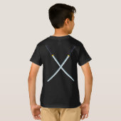 T-shirt Boys Ninja Cool d'épée déguisement Costume graphiq (Dos entier)