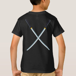 T-shirt Boys Ninja Cool d'épée déguisement Costume graphiq