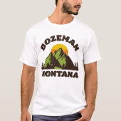 T-shirt Bozeman, Montana (Devant)