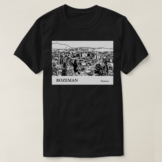 T-shirt Bozeman Montana 2 (Design devant)