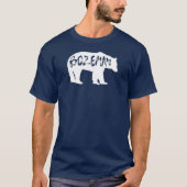 T-shirt Bozeman Montana Bear (Devant)