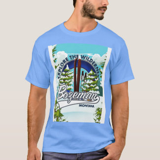 T-shirt Bozeman Montana ski