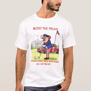 T-shirt Bozo Les Américains Trump ne se soucient pas d'êtr