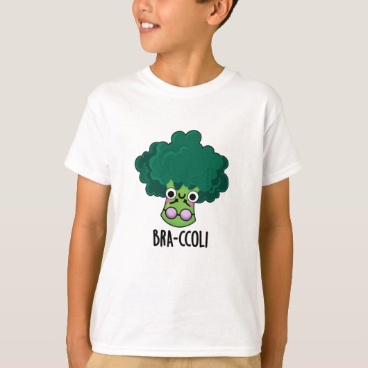 T-shirt Bra-ccoli drôle Veggie Brocoli Bra Pun (Devant)