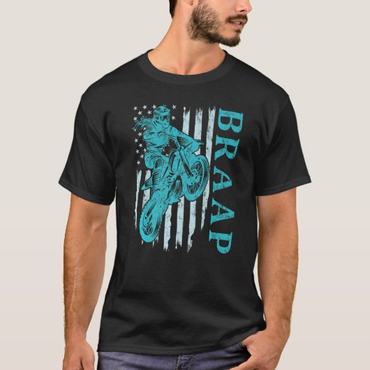 T-shirt BRAAP Motocross (Devant)