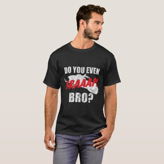 T-shirt Braap Snowmobile Est-ce que vous freinez Bro Ditch (Devant entier)