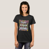 T-shirt Bracelet de sensibilisation à l'autisme : Aimer Ac (Devant entier)