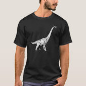 T-shirt Brachiosaure de Jurassique Dinosaures Sauropo à lo (Devant)