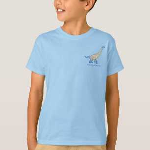 T-shirt Brachiosaure Slogan Drôle Ajoutez Votre Nom de Din
