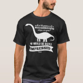 T-shirt Brachiosaurus à longue cou (Devant)