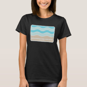 T-shirt Bradenton Beach Floride Retro FL Waves Beach Souve