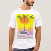 T-shirt Bradenton Florida Classic voiture affiche de voyag (Devant)