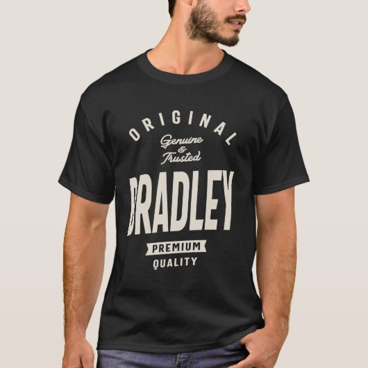 T-shirt Bradley Genuine et Trusted Bradley Nom original (Devant)