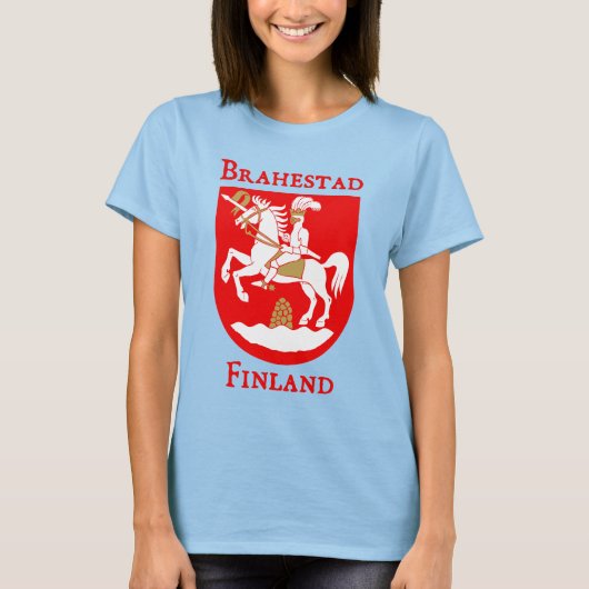 T-shirt Brahestad (Raahe), Finlande (Suomi) (Devant)