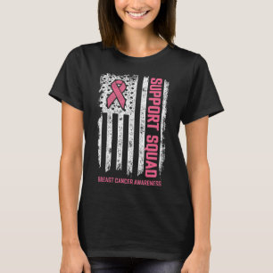 T-shirt Braille Cancer Shirts Support Squad Breast Cancer