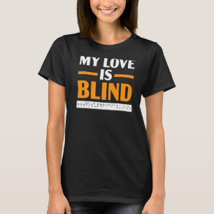 T-shirt Braille Sensibilisation aux aveugles Handicapés Vi