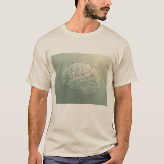 T-shirt Brain Botanical Creativity (Devant)