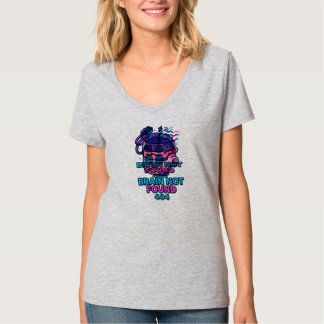 T-shirt Brain Not Found – WiFi Error Head