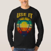 T-shirt Brain  USE IT   Tech Science Gamer Student Nerd (Devant)