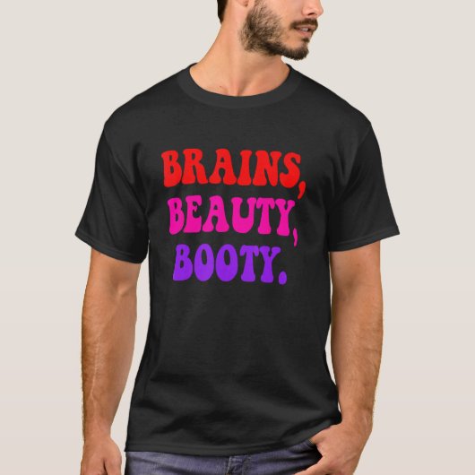 T-shirt Brains Beauté Vêtements de bottes (Devant)