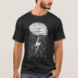 T-shirt Brainstorm amusant<br><div class="desc">drôle cerveau tempête de pluie de cerveau brainstorming humour docteur t-shirt</div>
