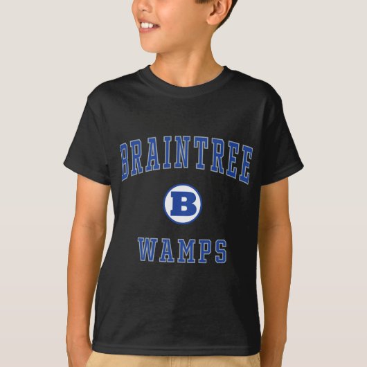 T-shirt Braintree High School Wamps (Devant)