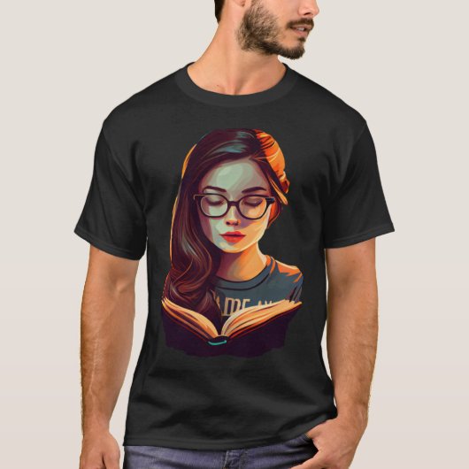 T-shirt Brainy Beauty A Nerdy Girl's Love for STEM and Lit (Devant)