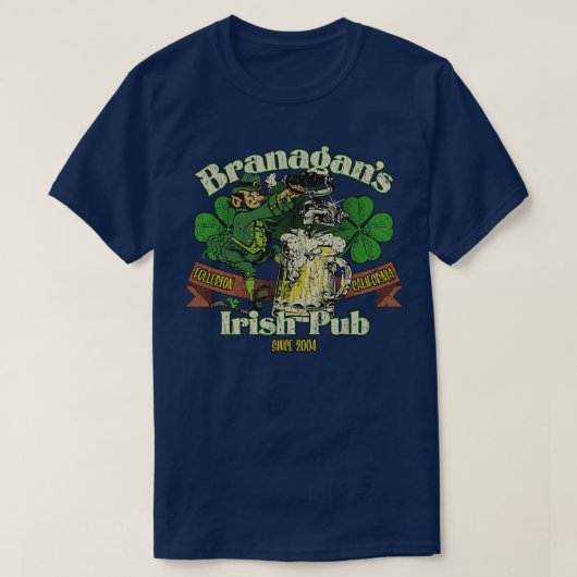 T-shirt Branagans Irish Pub 2004 (Design devant)
