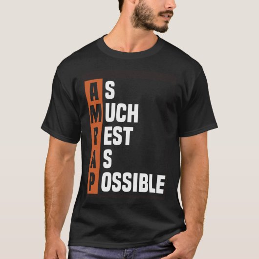 T-shirt Branché Autant de reste que possible AMRAP (Devant)