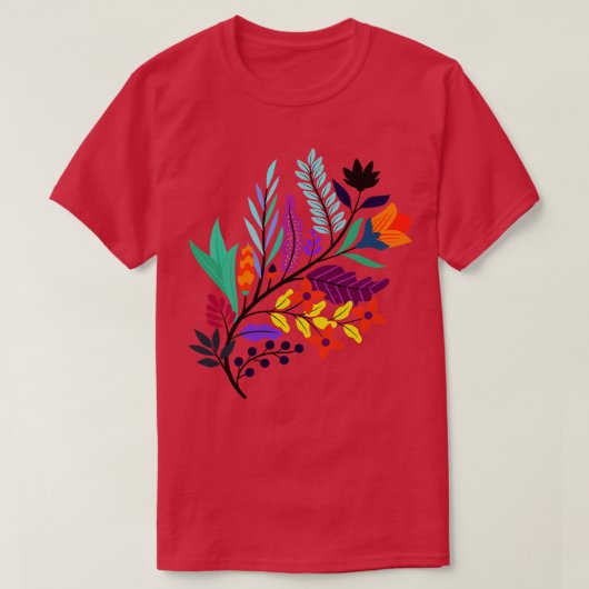 T-shirt Branche florale 1 (Design devant)
