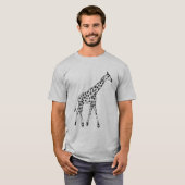 T-shirt branché Giraffe (Devant entier)