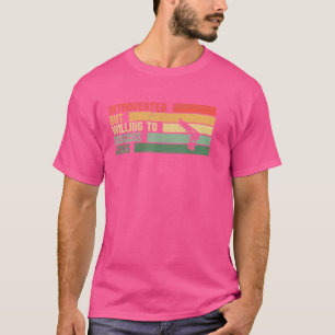 T-shirt Branché Présenté Mais Prêt À Discuter Des Armes À